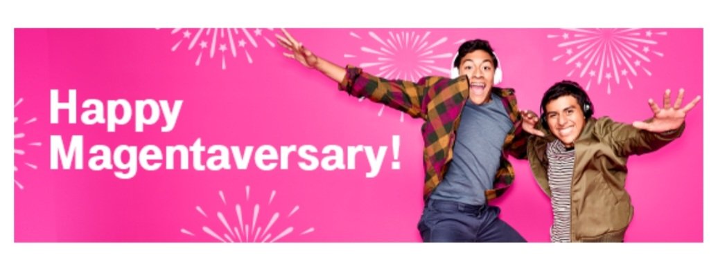 Happy 5 year  Magentaversary!!!!💗 <a href="/GloriaSParedes/">Queen G 👑</a>