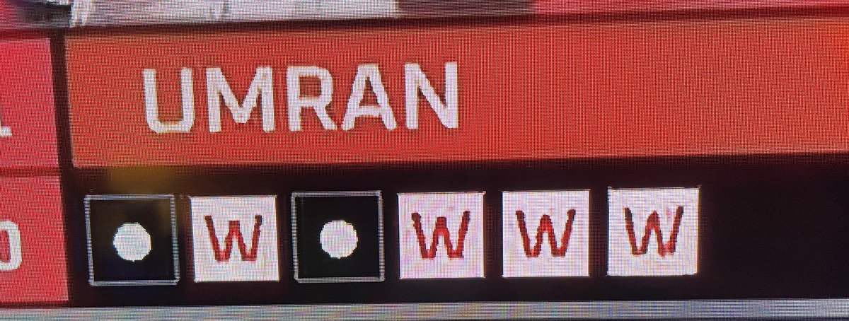 KTRBRS's tweet photo. What an unbelievable spell full of raw pace #UmranMalik 🔥👏

Take a bow young man 👍 By far probably the best ever over in IPL https://t.co/nxZdBQyOVv