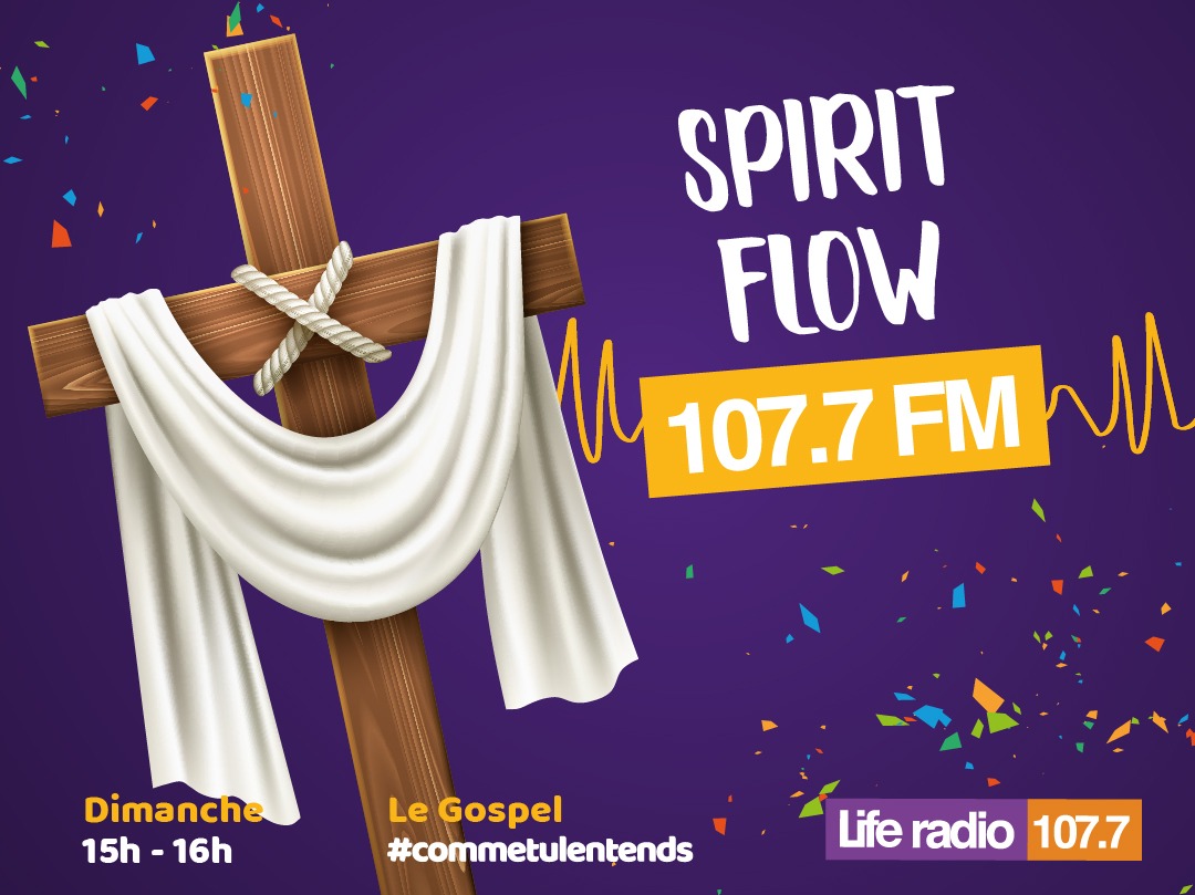 Liferadiociv's tweet photo. C'est le moment de s'écouter une bonne sélection de musique Gospel🙏🏾sur Life Radio.

📻Suivez #SpiritFlow tous les Dimanches entre 15h et 16h sur Life Radio 107.7, la radio comme tu l'entends.

- 107.7 FM | https://t.co/KgCb9Uy4C7 | #commetulentends #Liferadio https://t.co/Xzm3VY2EOh