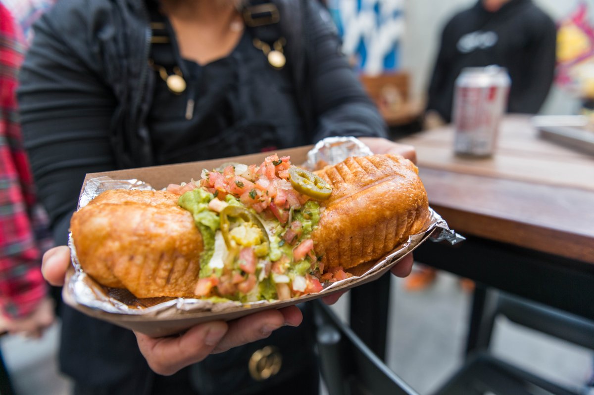 All in favor of Sisig adding this deep fried burrito to its food truck menu say "Si, por favor 🙏" <a href="/senorsisig/">Señor Sisig</a> Owner Evan Kidera says it just takes too long to make this masterpiece mobile. (We get it, we get it. But we dyeeee every time we have it 😫) Meet you at the restaurant?