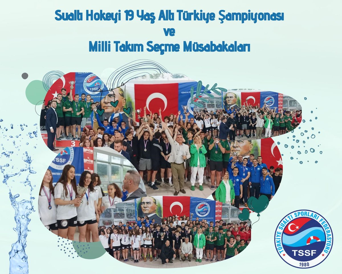 tssfgovtr's tweet photo. Sualtı Hokeyi 19 Yaş Altı Türkiye Şampiyonası ve Milli Takım Seçme Müsabakaları 14-17 Nisan 2022 tarihleri arasında 22 erkek, 12 kadın takımdan toplamda 336 sporcumuzun katılımıyla Tekirdağ ilinde gerçekleştirildi.

Organizasyona katılan tüm kulüplerimize teşekkür ediyoruz.🏆😊 https://t.co/GsvXg60QSA