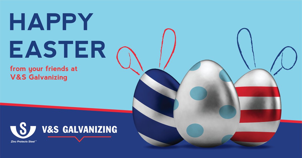 VSGalvanizing's tweet image. Happy Easter from V&amp;amp;S Galvanizing!
