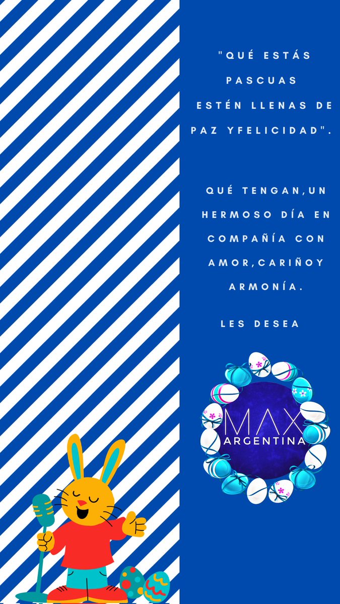 MaxFernandezArg's tweet photo. Feliz pascuas que pasen un día rodeados de mucho amor, felicidad y armonía 🙏 https://t.co/dXLribOHYb