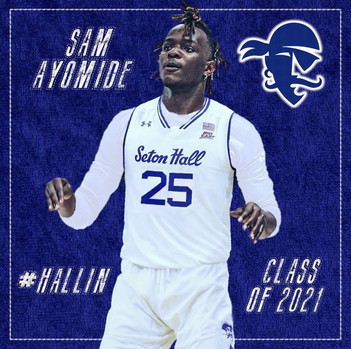 SetonHallFan's tweet image. Hoping to see you #HALLin next season, @SamAyomide2!! #WeWantSam #SHBB 🔵⚓️🏀