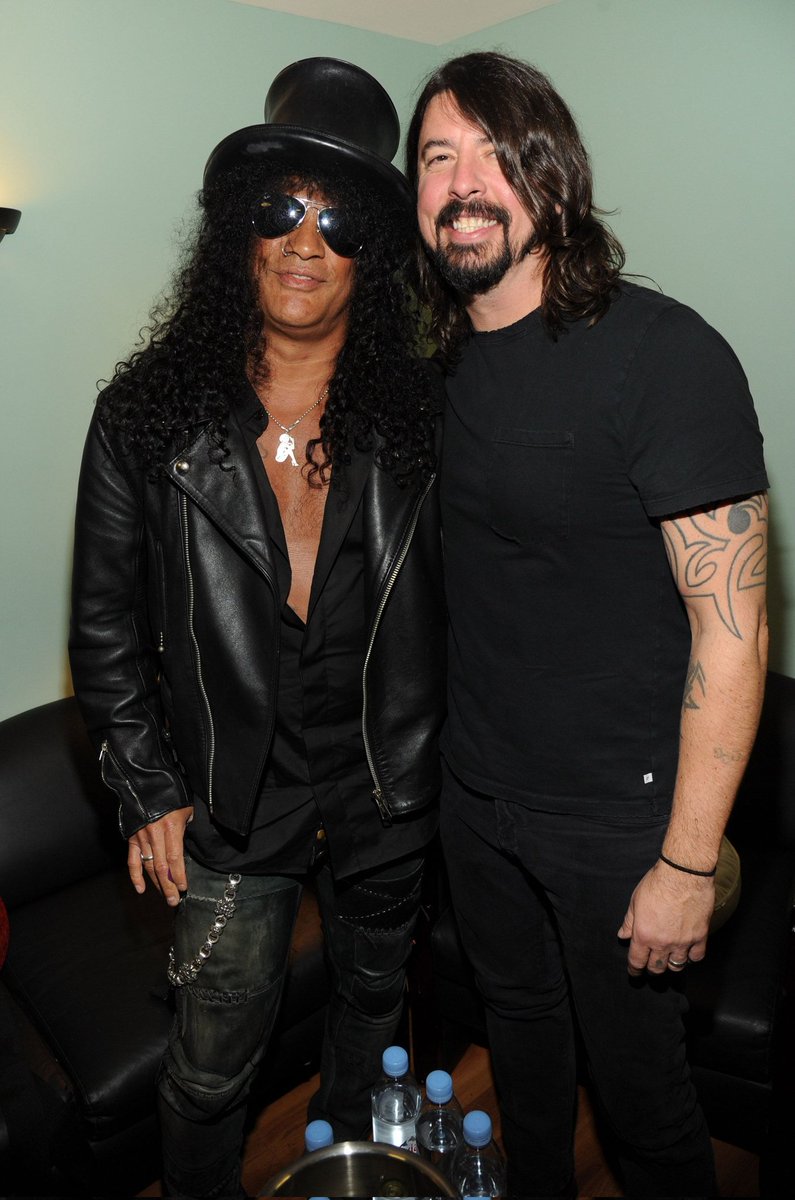 Slash and Dave Grohl.