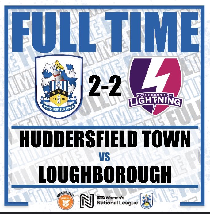 HTAFCWomen's tweet photo. It ends level here. #htafc https://t.co/gbhtI3MDDw
