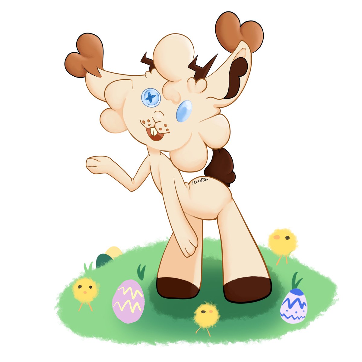 peprmintragdoll's tweet photo. HAPPY EASTER SUNDAY ALL!! Here’s a stuffed bunny to help celebrate! 🐰🥕 #Easter #EasterSunday #art #Artist #smallartist https://t.co/2dVeOdDrRK