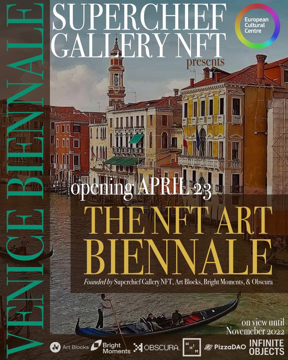 Gm!😎

We are taking our <a href="/obscuradao/">Obscura</a> artists to the Venice Biennale 👊🏼