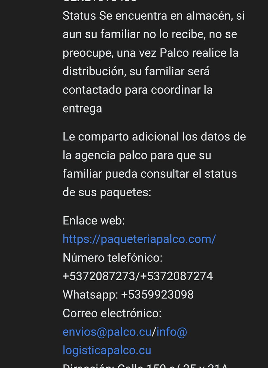 ANISLEIDIS86's tweet photo. @cuballama Respuesta de Cuballama a sus clientes. https://t.co/iePQSHY71s