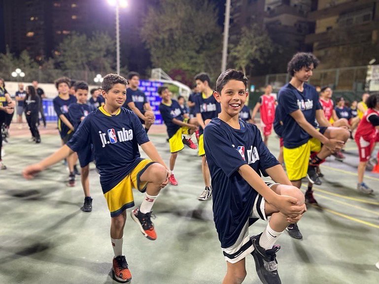 NBA_Africa's tweet photo. Gezira Sporting Club, situated in the heart of Cairo, the NBA Africa team with the support of EBBFED coaches, delivered another Jr. NBA Clinic. The Clinic involved 162 enthusiastic boys and girls between 10 and 16, from around the Gezira community. #JrNBA #NBAAfrica https://t.co/YuJDOWTkwk