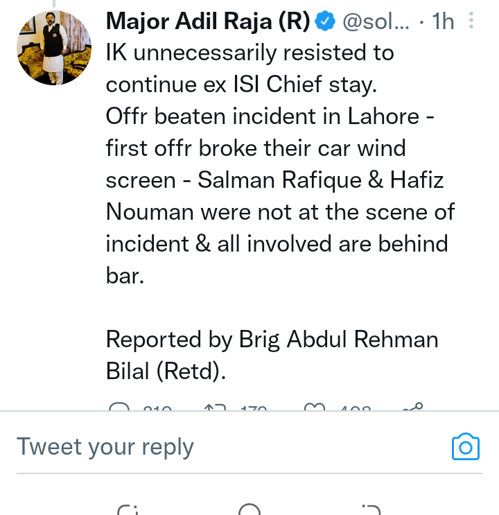 xaviasulp's tweet photo. At which capacity bajwa was passing filthy remarks about IK. If you want to do politics ,just amend the constitution through sharifs &amp; contest elections.

It's clear now bajwa &amp; generals were involved in regime change

Her is what bajwa said today :

#امپورٹڈ_حکومت_نامنظور
#Bajwa https://t.co/0Qp3TpWtyF