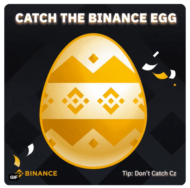 overwinder's tweet photo. @binance #BinanceEggHunt 
got it https://t.co/yAyj4ChEXi