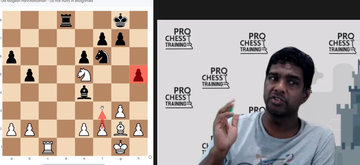 ProChessT's tweet photo. 'Do not hurry in #Endgames' for the Grp3: ELO 1800-2300, @gmmageshpanch asks for 1.ALL observations abt position 2.Possible moves & plans 3.Who CAN be better & finally the profound 4."In Symmetrical Endgames in #Chess, the only advantage can be the initiative!"
#DeepChess #Wisdom https://t.co/dyX79aeyHC