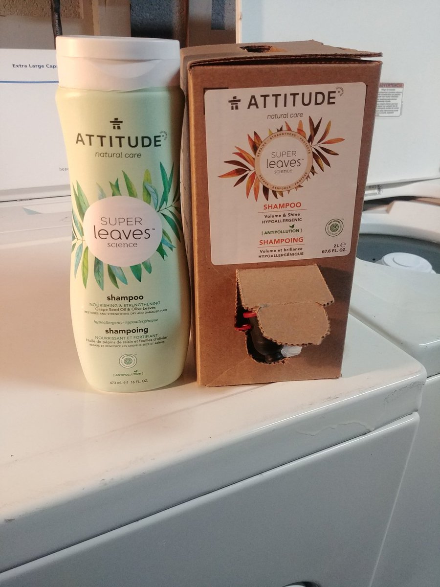 It worked out that Earth Month was the first time I got to refill my <a href="/ATTITUDEliving/">ATTITUDE</a>  shampoo at home. Felt like I was visiting a refill store. More companies need to offer this option to reduce packaging! #EarthMonth
