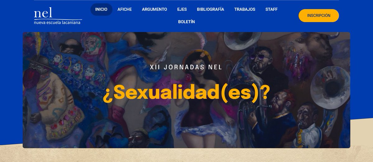 [[[[👉15 y 16 Octubre 2022 "¿Sexualidades?" Formato Mixto👉"Será en nuestras <a href="/nel_jornadas/">XVI Jornadas NELcf</a> y en la revisión de nuestra clínica, que tendremos la oportunidad de indagar las singulares modalidades de habitar un cuerpo que se anudan con la posición sexual." 👉jornadasnel2022.com/ejes/