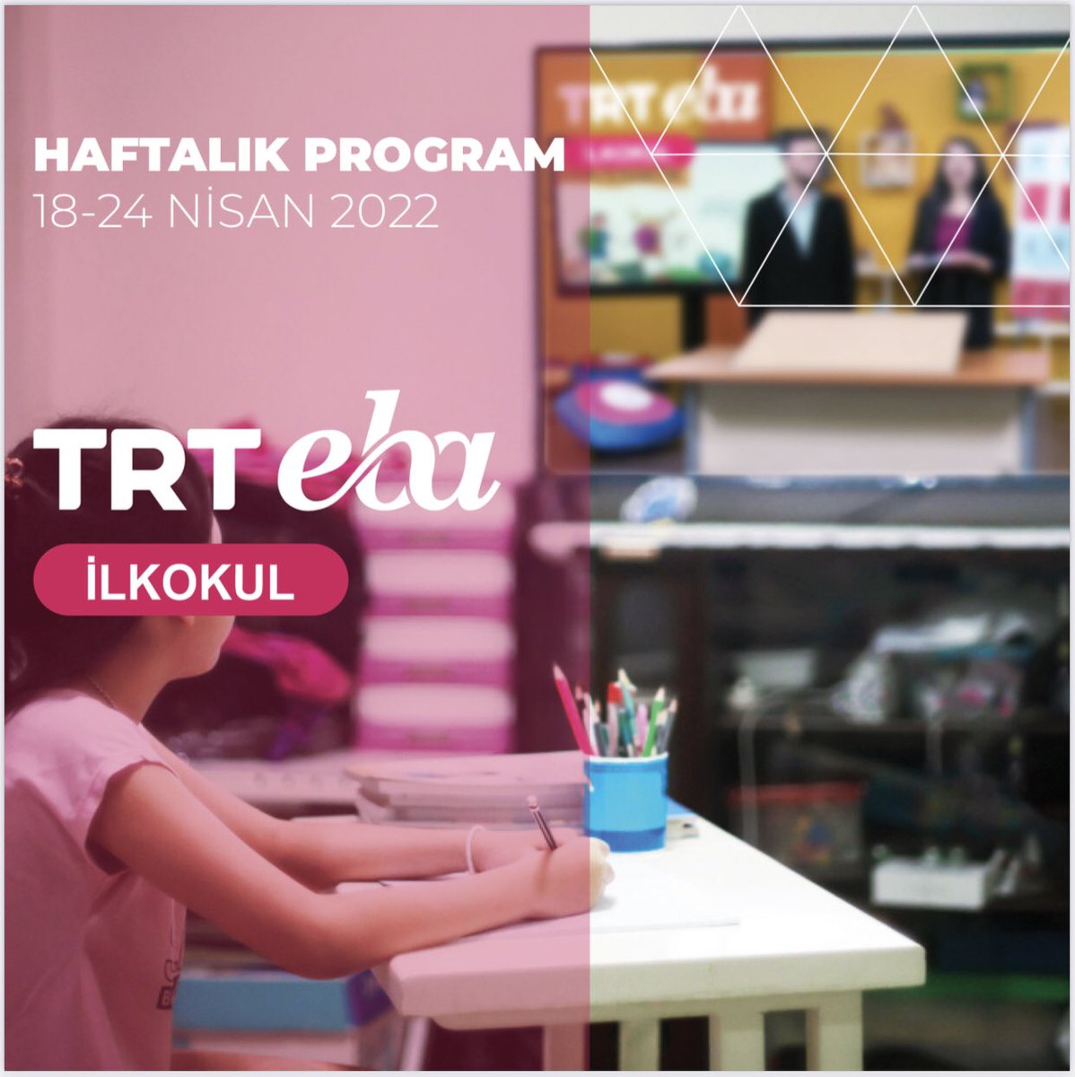 egitimbilisim's tweet photo. 🔬📺📚TRT EBA kanallarında bu haftanın dersleri 😊

Detaylı ilkokul programı
👇
https://t.co/v5QJN0x6OI

#mebeba #öğretmen #öğrenci #okul #eğitim @tcmeb #i̇lkokul #lise #ortaokul https://t.co/3Ap96TelgF