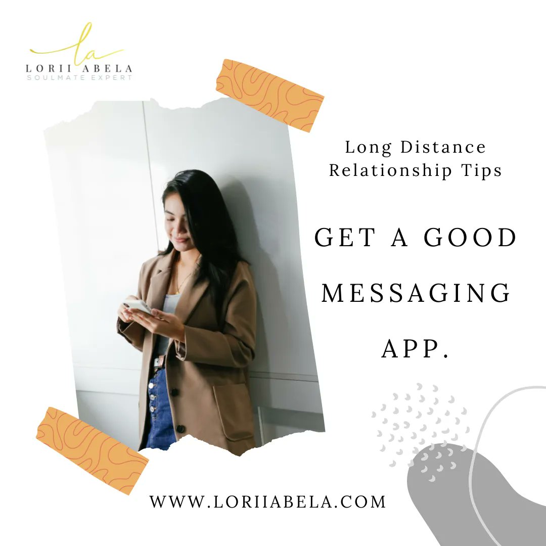 MatchmakerLorii's tweet image. This is extremely important because texting is the most frequent and common way of communication the two of you have. You need a good messaging app on your phones that allows interactions beyond words and emoticons.

#LDR #matchmakertips