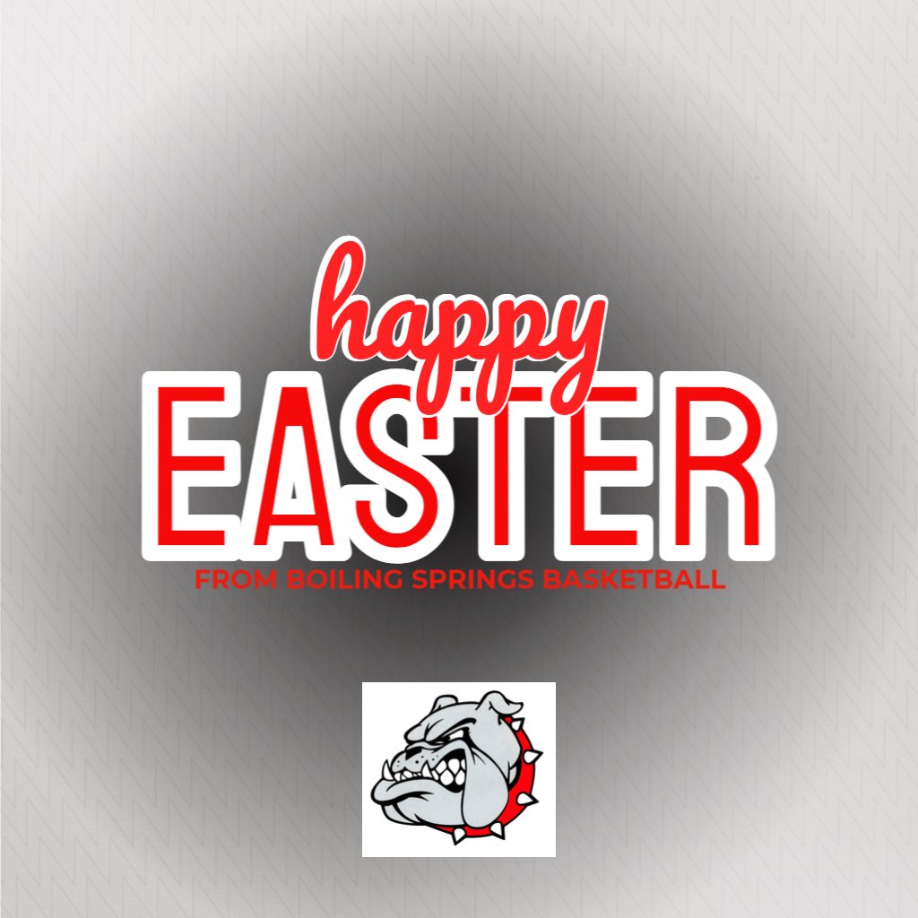 Happy Easter from Boiling Springs Basketball! 🙏🏼