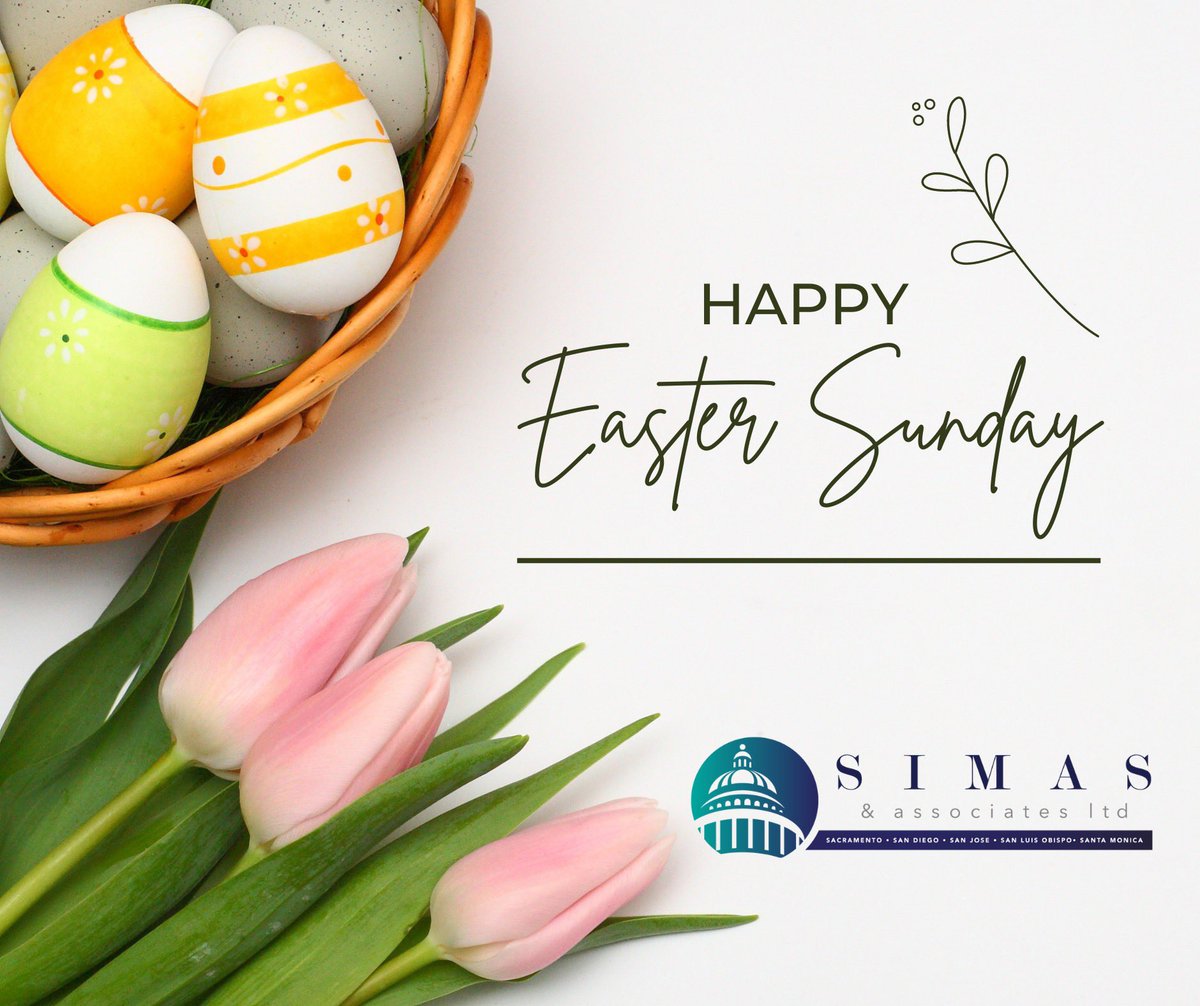 SimasGovLaw's tweet photo. From our entire team at Simas and Associates, Ltd., we wish you and you're family a Happy Easter! https://t.co/y7eEG2H7ea