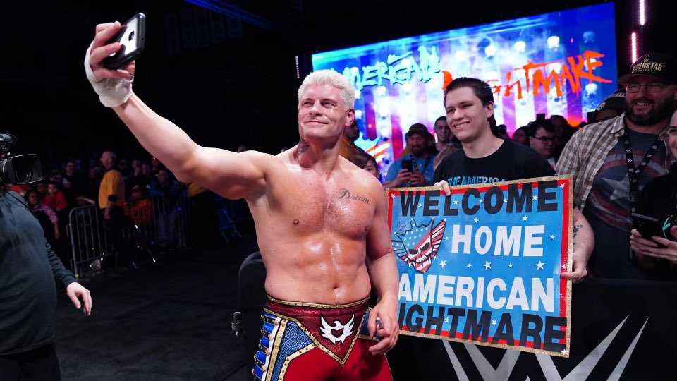 CodyRhodes's tweet photo. Erie was a time! 

Next stop…Syracuse, NY ❗️TONIGHT❗️@WWE https://t.co/tq23gFVVpL