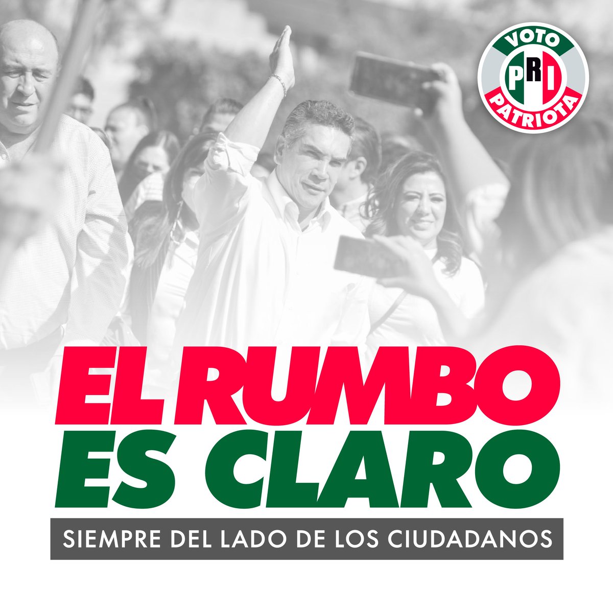 alitomorenoc's tweet photo. Solo existe un camino: ¡Estar del lado de los ciudadanos! 

#VotoPatriota 🇲🇽 https://t.co/Hm6kHtArJE