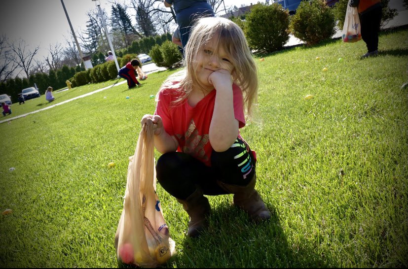 scsdoh's tweet photo. Clark Preschool students enjoyed an Easter egg hunt before heading home for the long weekend. #LilCatPride #BrightFutures #MoreToOffer https://t.co/esGhw091xp