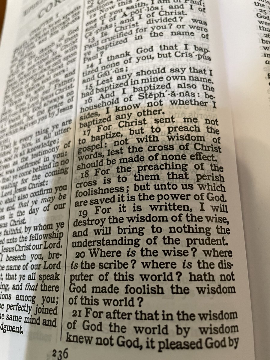 Kevin_McCashion's tweet photo. “For the preaching of the cross is to them that perish foolishness; but unto us which are saved it is the power of God.” 1 Corinthians 1:18 KJV https://t.co/uvpUrZ83rp