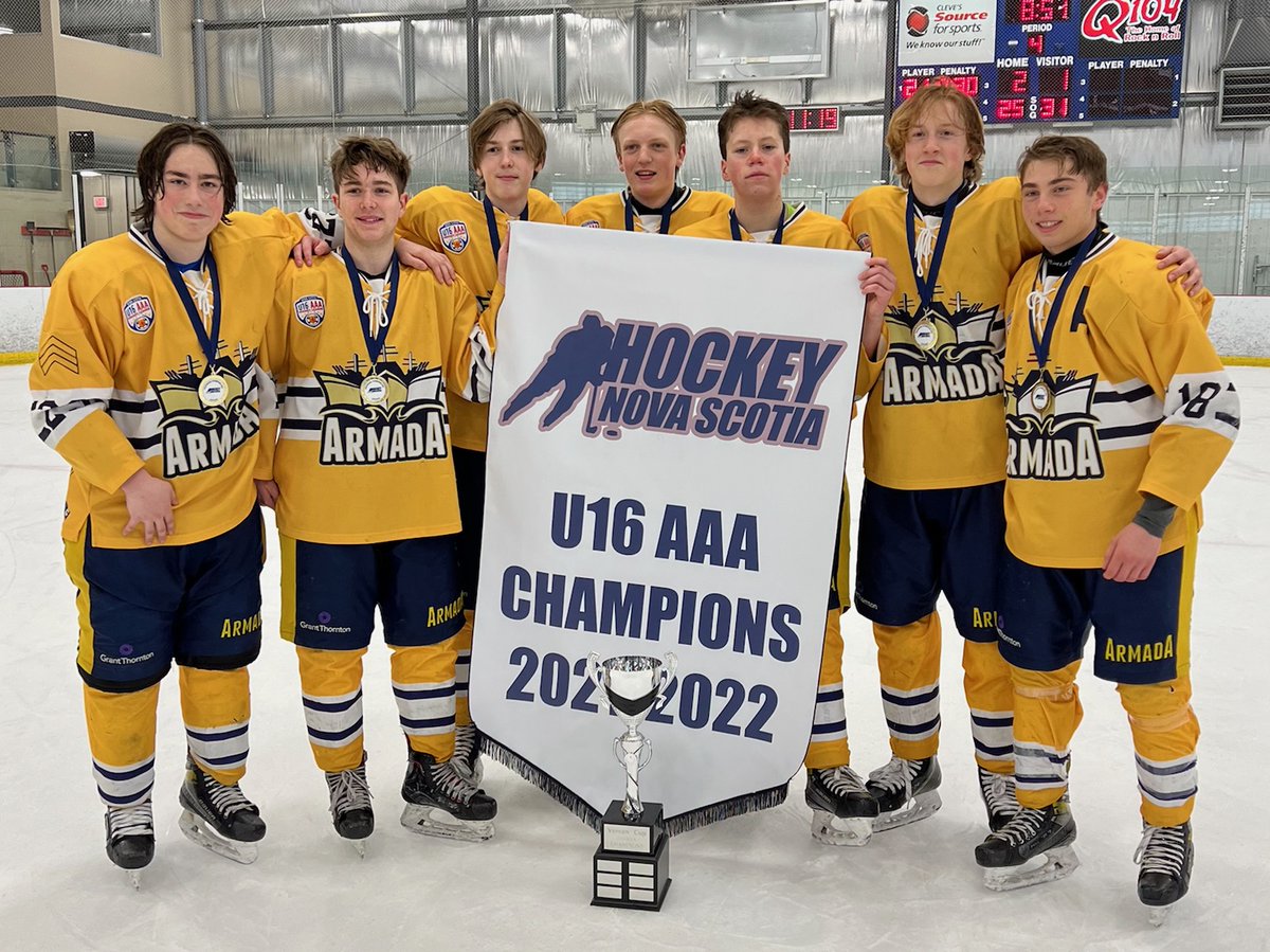 Congratulations to the Armada and the former Wolverines on their HNS Provincial U16 AAA championship!! Well done guys!!