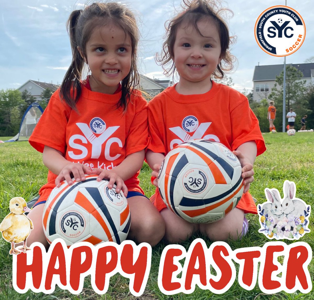 🧡💙 Happy Easter to our SYC Soccer families!!🐣🌸⚽️

#SYCSoccer  #WeAreSpringfield   #easter  #holiday #happyeaster #springfieldva