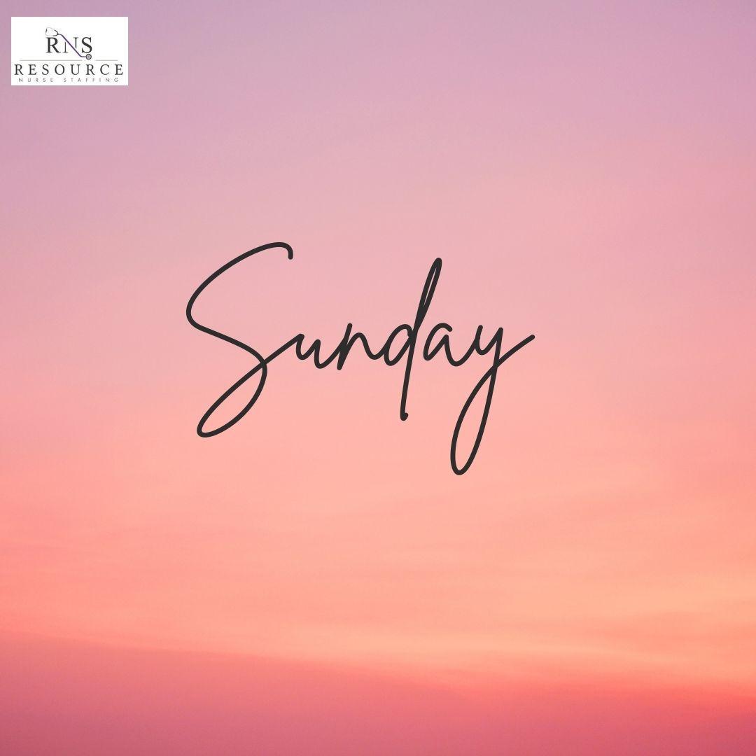 Have a Blessed Sunday Everyone!

#Sunday #Blessed #RNS #NurseLife #ResourceNurseStaffing #RNS #StaffingAgency #Agency #NurseStaffing #NurseStaffingAgency #BestStaffingAgency #BestNurse #HighlySkilledNurse #BestFacility