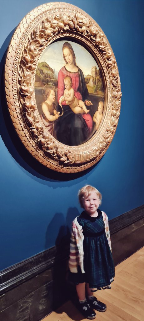 Celebrating with Raphael and chocolate (not necessarily in that order)... Happy Easter to all!