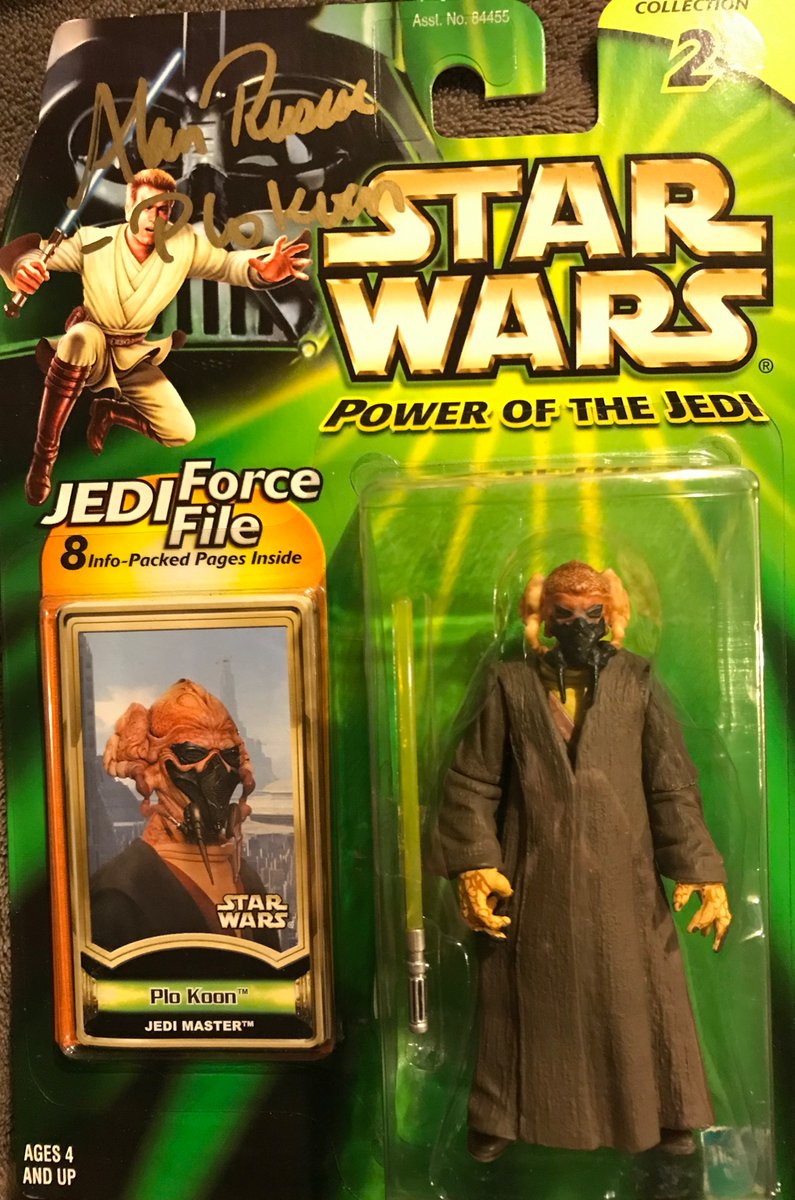 Rob74005960's tweet photo. Hi everyone. Here is Plo Koon signed by Alan Roscoe. I hope you like it.
#StarWars #PhantomMenace #PoweroftheJedi #PloKoon #AlanRuscoe https://t.co/N6k48FwOf2