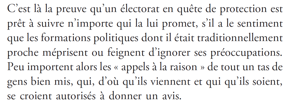 dav_cayla's tweet photo. Toute ressemblance avec la situation actuelle ne serait pas totalement fortuite.
Extrait de La Fin de l'Union européenne (2017), p. 50, coécrit avec l'amie @CoralieDelaume, à propos du Brexit. https://t.co/d0r4zjUX2Q
