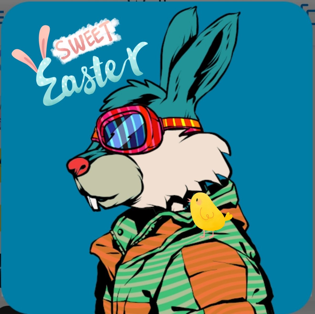 Happy #Easter    all you beautiful people! Today only seems right if I do a bunny giveaway, right? Well, let's get this post to just 50 likes, &amp; this bunny finds a new home!

*Follow <a href="/shinobibunnynft/">Shinobi Bunny NFT</a> &amp; <a href="/rmlblaze/">Rmlblaze.eth</a> 
* Like &amp; RT
*Tag friends 
#NFTGiveaways #NFT #EasterSunday 24hrs