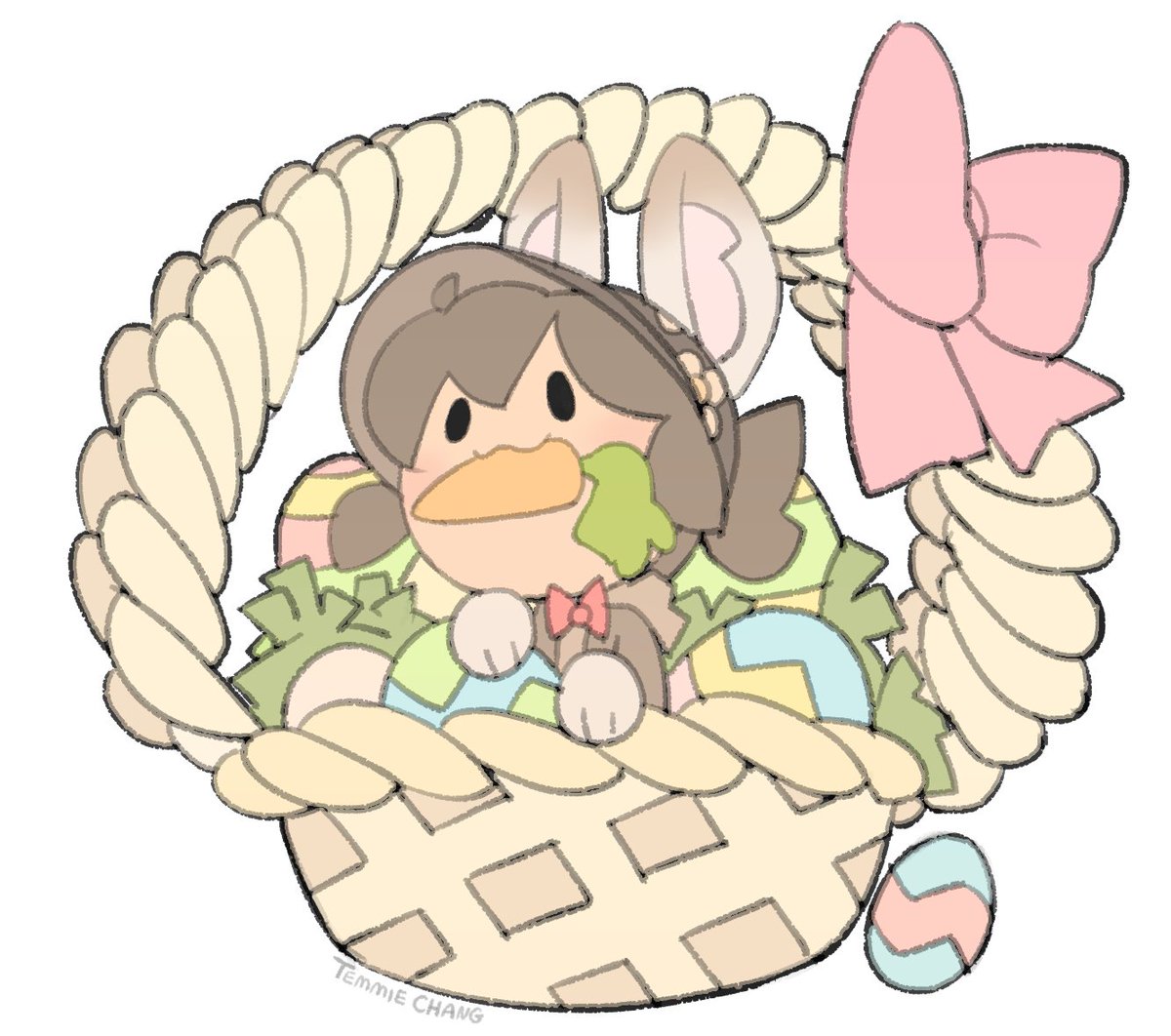 「happy easter!!!! 」|temmieのイラスト