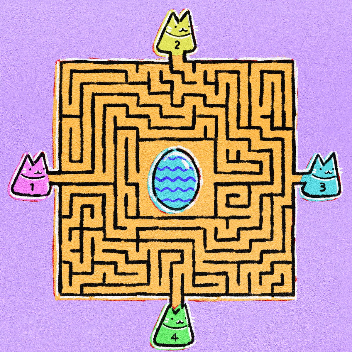 EASTER GIVEAWAY! Guess which cat(s) can get to the Easter egg and you could win $500 worth of ETH and a Pop Art Cat. To enter: Like, RT & follow + comment your answer. Picking a winner in ~48 hours #NFT