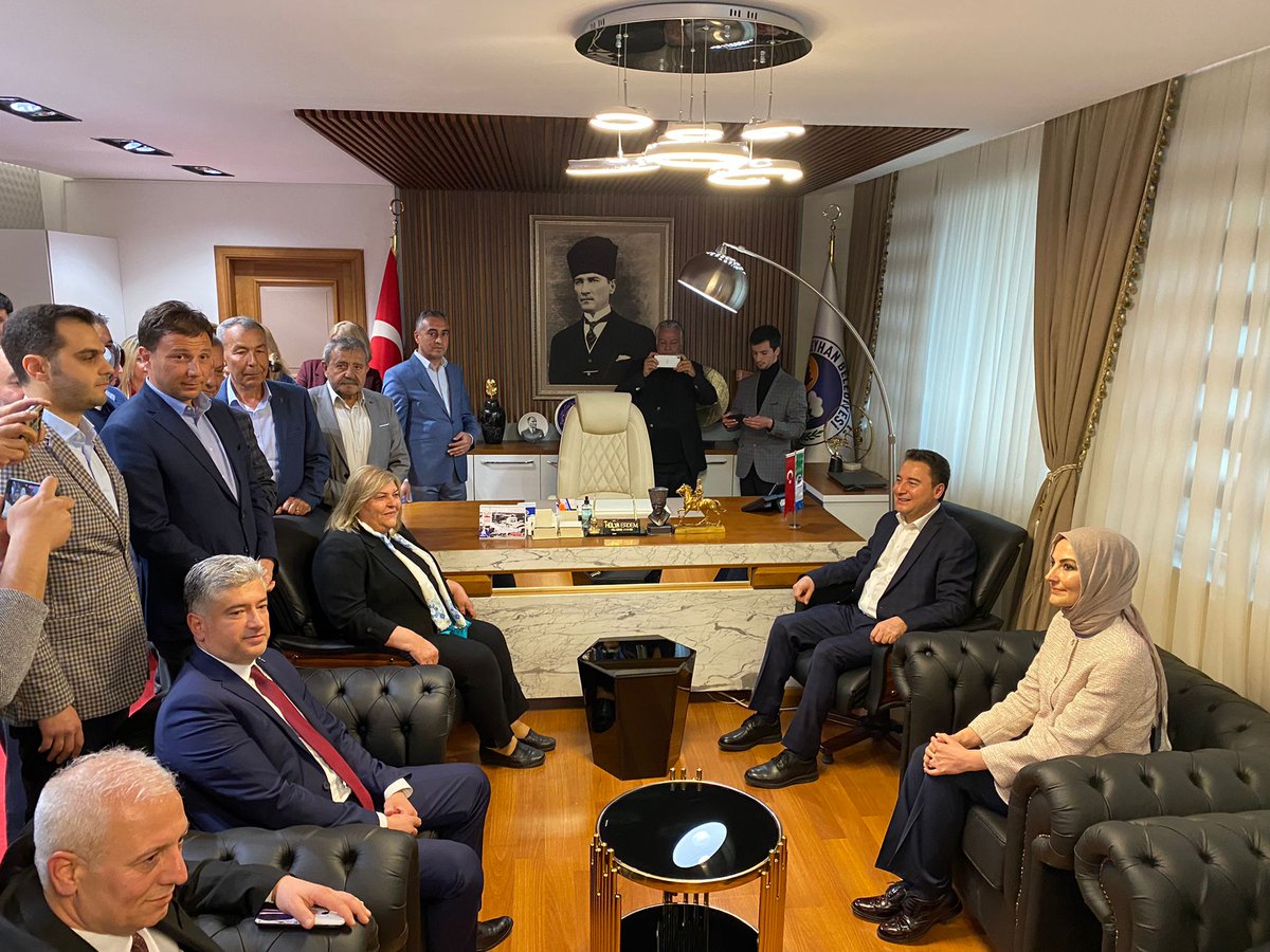 Genel Başkanımız Sn. Ali Babacan ile Ceyhan İlçe belediye başkanı Sn. Hülya Erdem'i ziyaret ettik.