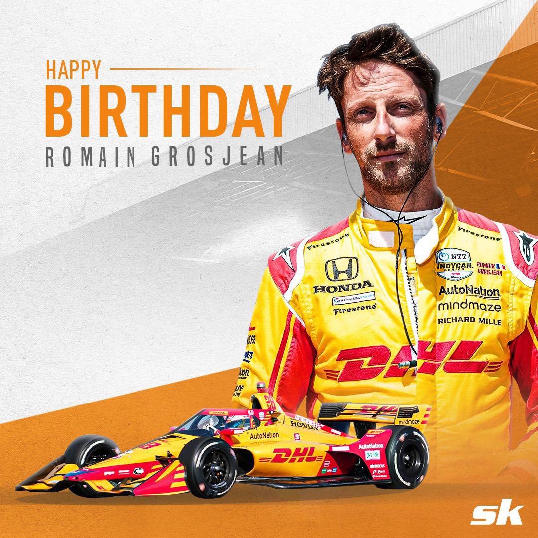 Romain Grosjean turns 36 today, wishing him a happy birthday !  