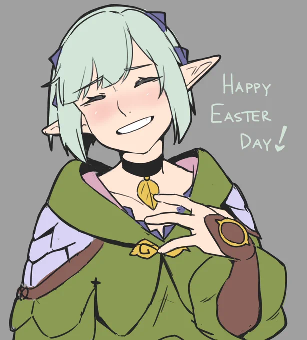 Some quick Easter art sketch!🥚
#MHS2 #MonsterHunterStories2 #MonsterHunter 
