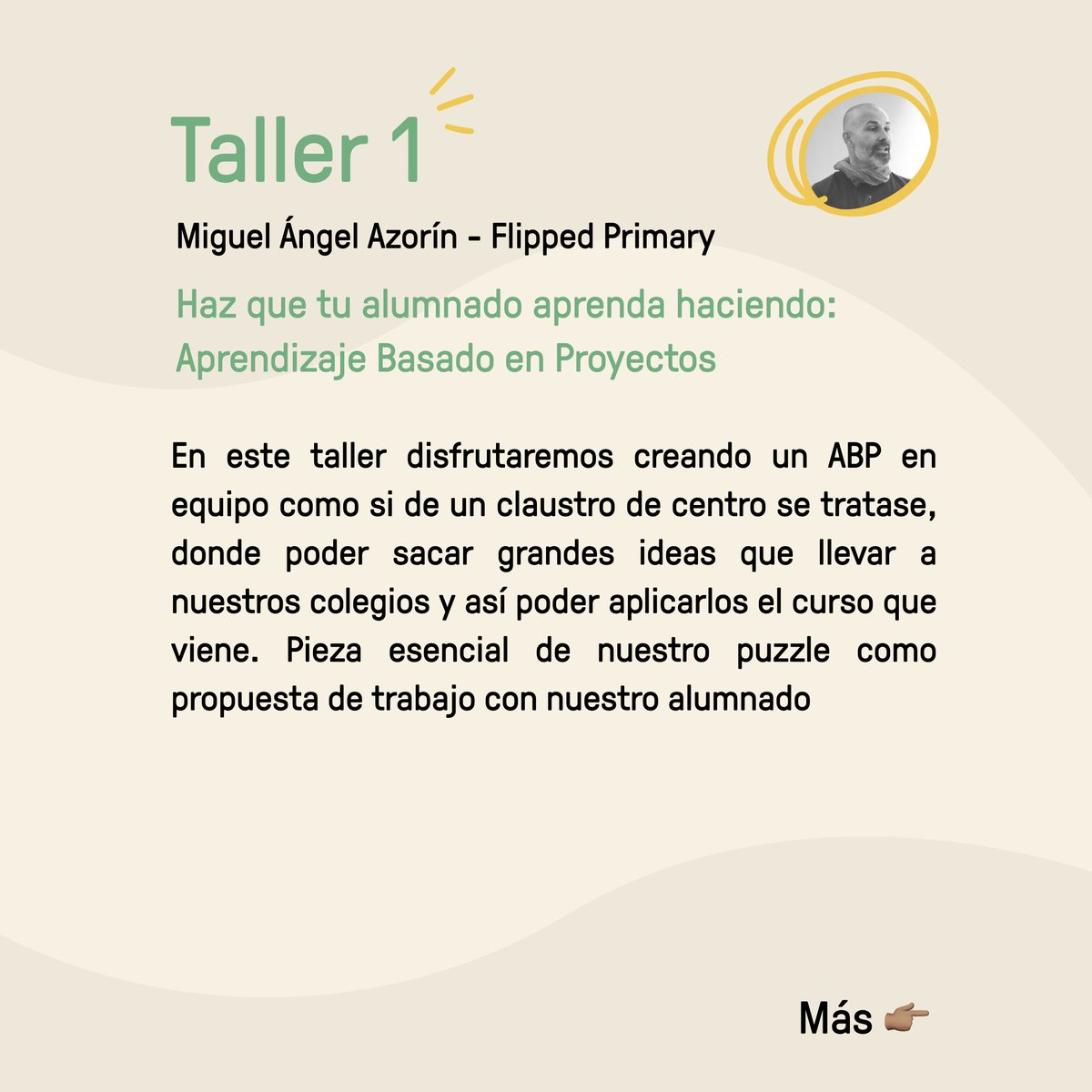 justedues's tweet photo. ¿Te animas a a completar todas las piezas de #justeduworkshop Málaga by @edpuzzle_es? 🧩
Tendremos: evaluación con @GuillermoNegre y @VestradaEdu, ABP con @flipped_primary y #edpuzzle con @rosaliarte
No te pierdas lo que hemos preparado 👇🏼
https://t.co/LV9Ni8dkCb https://t.co/SDWTh56d7N