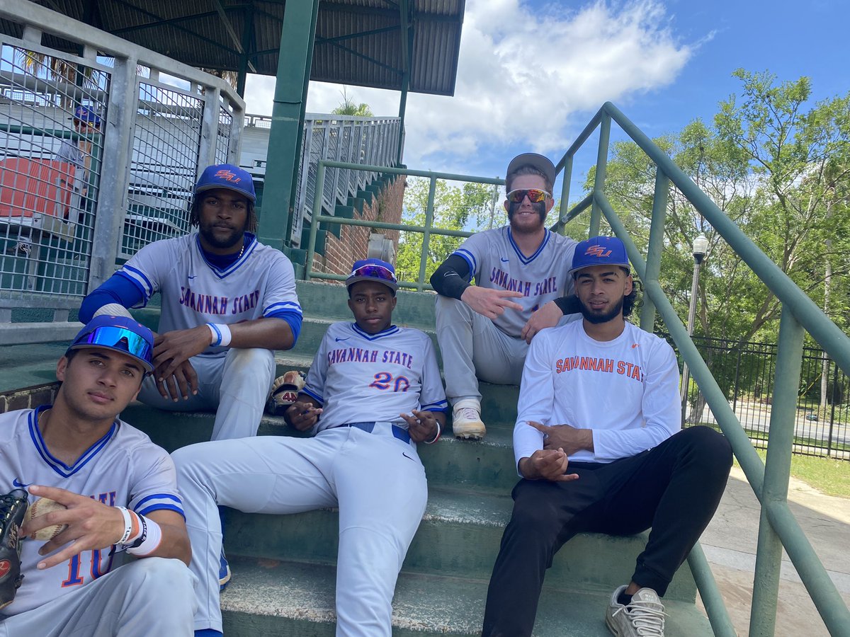JBernacet29's tweet photo. Just a handful of the studs we have on the @StateSavannah ⚾️ team https://t.co/efjAd2mx5u