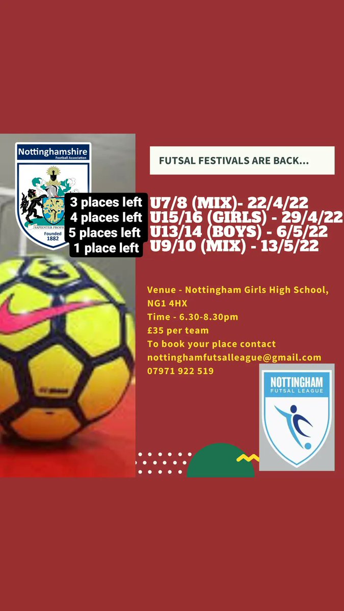 Nottingham Futsal League tweet media
