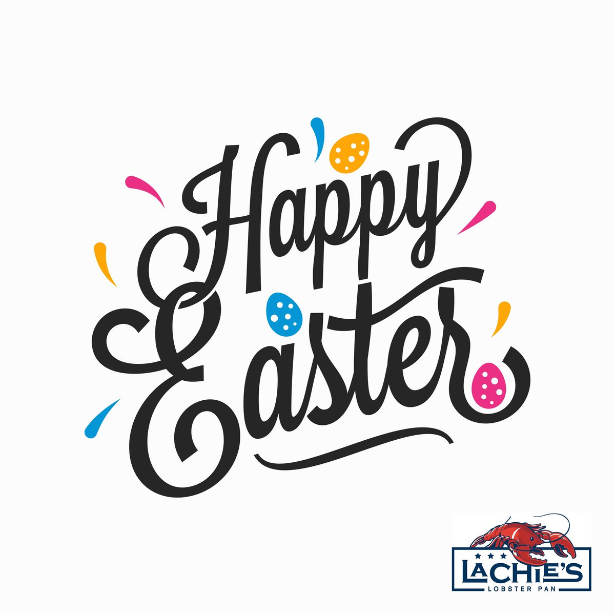 LachiesPan's tweet photo. Warmest thoughts to you and your family on this holiday.

Happy Easter from Lachie’s Lobster Pan!

#HappyEaster #LachiesLobsterPan https://t.co/Lguiruw58v