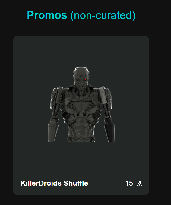 Hey creators, you can now promote your shuffle on InstantShuffle.com's homepage for 0.420 Algos 🔥

Instructions:
- Connect your escrow wallet
- Click "Promote for 7 days ✨"