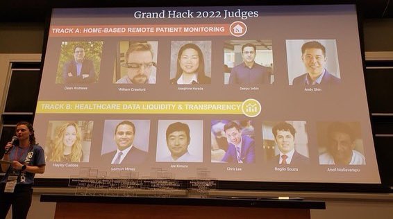 AmerAcadPainMed's tweet photo. Congratulations to QRx and Cavity Busters for winning first place at the 2022 MIT Hacking Medicine Grand Hack! #GrandHack22 #innovation https://t.co/ZTpw1ZUSbr