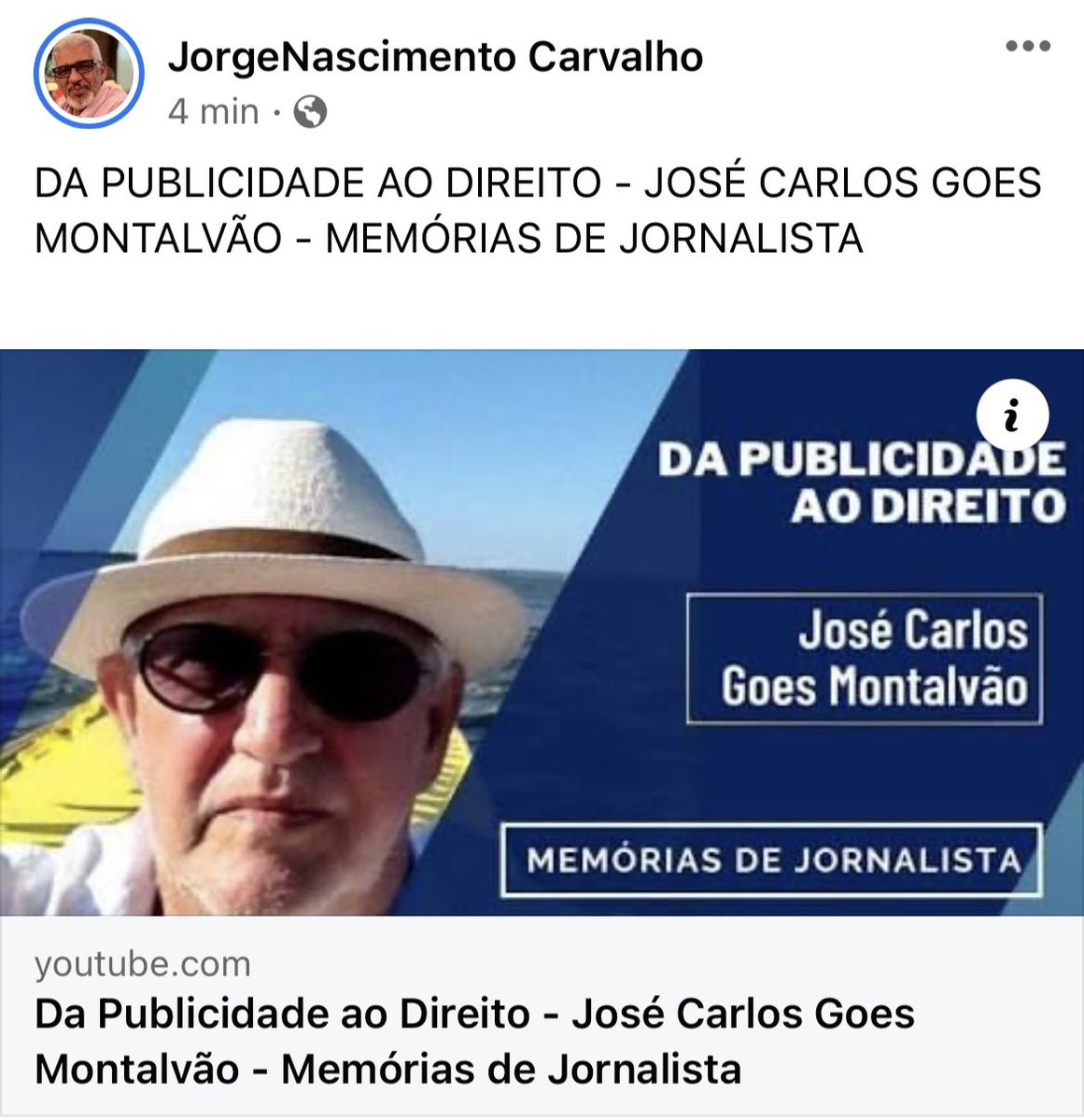 Jorgeprofessor1's tweet photo. DA PUBLICIDADE AO DIREITO - JOSÉ CARLOS HORS MONTALVÃO - MEMÓRIAS DE JORNALISTA - https://t.co/nQgg4Tit3w https://t.co/SiWBfbgQoa