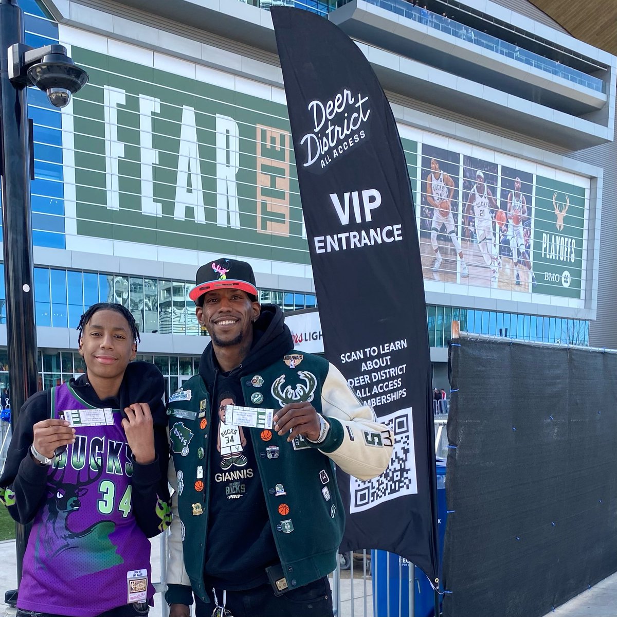 SURPRISE!! These #deerdistrictallaccess members just got upgraded with game tickets. GO BUCKS!