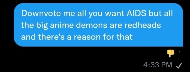 He knows I'm right