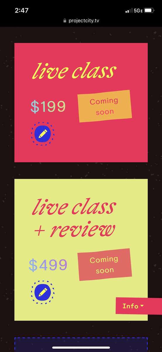 New animation class dropping Wednesday 