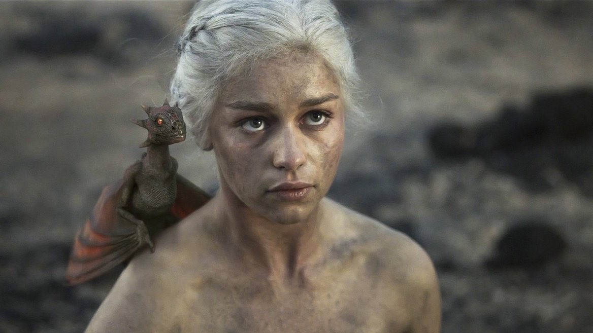 daeneyre's tweet photo. it’s been 11 years since emilia clarke made her first appearance as daenerys targaryen and carried the entire show on her back. https://t.co/FR3jkzxX8v